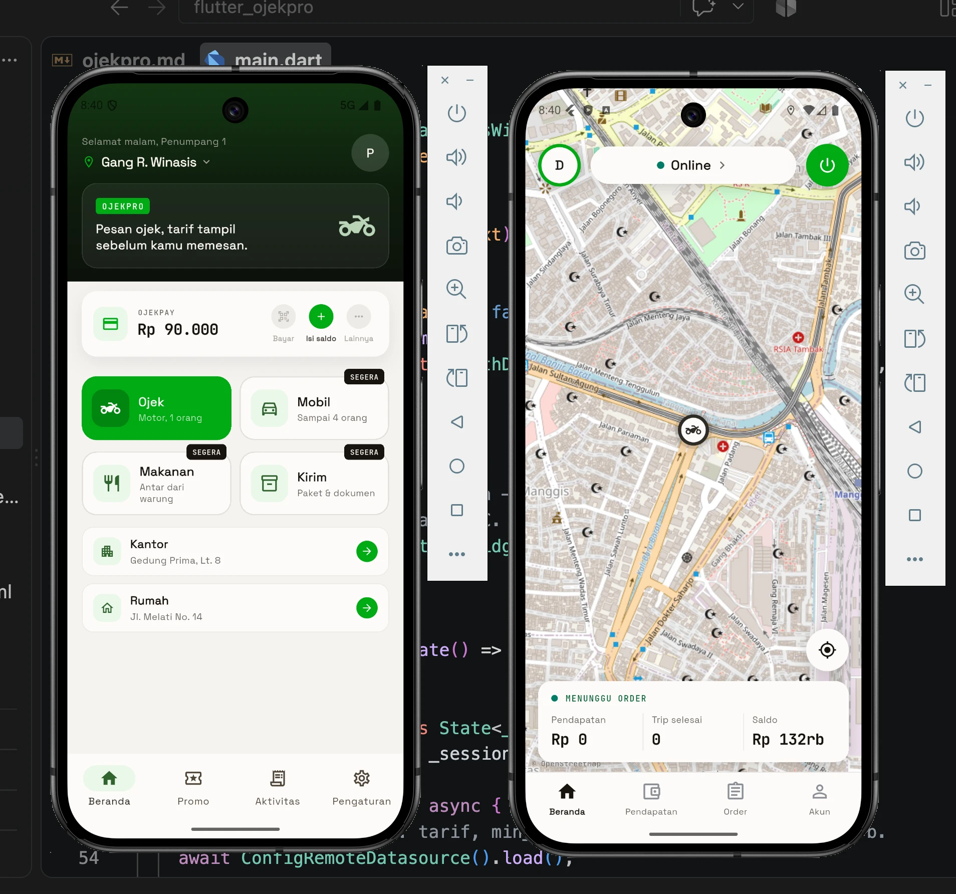 FIC Batch 24: Fullstack Ojek Online — Bangun OjekPro: Customer App, Driver App & Operator Dashboard
